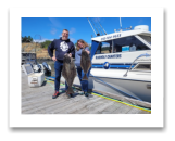 May 30, 2024 : 26 & 13 lbs Halibut - Robert & Wendy from Victoria BC