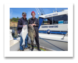 May 31, 2024 : 20 & 14 lbs Halibut - Jason & Allan Turner from Coquitlam BC