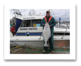 March 23, 2014: 28 lbs. Halibut - Albert Head  - John & Todd from Vancouver Island BC