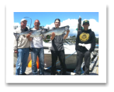 June 24, 2014 :21 & 16 lbs. Chinook Salmon - Sheringham  Point -  Day 2 of 2 - Cody, Colton, Eric, & Joe from Kelowna BC