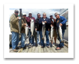 June 29, 2014 :12 to 20 lbs. Chinook Salmon - Sheringham  Point - Group Trip with buddies from all over the world.