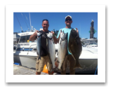 July 26, 2014 : 18.6 - 16.5 lbs. Chinook & 13 lbs. Halibut - Otter Point - Consultants Derby of Victoria Crew