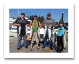 September 21, 2014 : Limit of Coho Salmon & a Feeder Spring Salmon - Muir Creek - Andrew, Ross, Adam, & Reece from Alberta