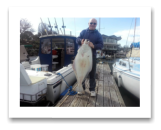 March 12, 2015 : 40 lbs. Halibut - Race Rocks - Dave from Victoria BC