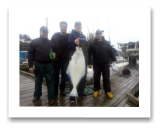 March 29, 2015 :26 lbs. Halibut - Sydney Channel - Todd, Jeff, & Alex - BC Sports Fishing Members