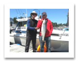 June 9, 2015 : 13 lbs. Chinook Salmon - Constance Bank - Paul & Dave from Powell Butte Oregon