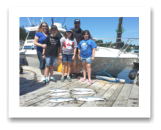 July 2, 2015 : Coho Salmon & Pink Salmon - Sheringham PT - Family Fun Day with Jason, Jenn, Alex, Sam, & Jet Pretex from Tampa Florida