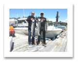 July 23, 2015 : 17, 14, 11 lbs. Chinook Salmon & Limit of Pink Salmon - Muir Creek - Brad & Kent from Saskatchewan