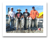 August 1, 2015 : 22, 20, 19, 18, 15, 14, 14, 13 lbs. Chinook Salmon - Muir Creek - Day 1 of 2 Sooke Enhancement Derby - The Morin Group from Calgary and Surrey