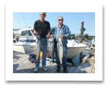 August 10, 2015 : 16, 15, 12 lbs. Chinook Salmon & Pink Salmon - Otter Point - Neil & Roger from Victoria BC