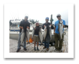 August 14, 2015 : 15, 14, 14, 13, 12, 12 lbs. Chinook Salmon - Otter Point - Andrew Paine founder of the Sand Lance Andrew P Spoon with good friends Dave, Rico, & Antonio from Victoria BC